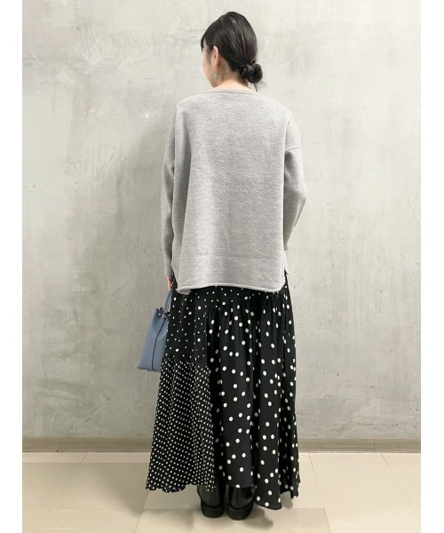 BEARDSLEY(ビアズリー)の「圧縮ニット(ニット/セーター・レディース・ブラック/グレー・FREE)」の21枚目の写真