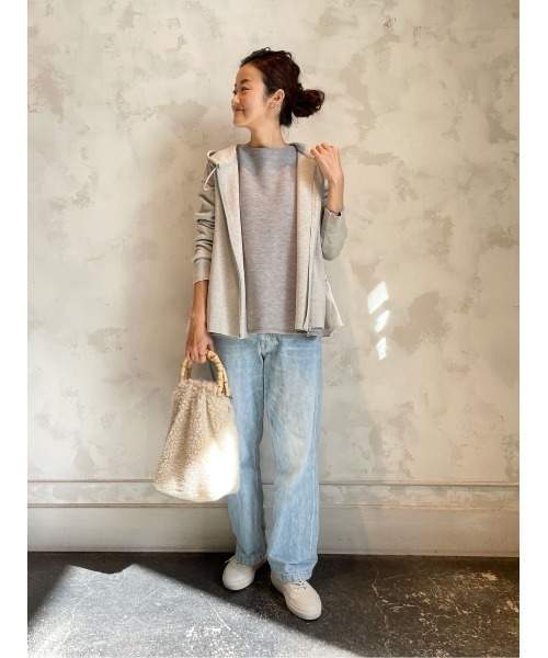 BEARDSLEY(ビアズリー)の「圧縮ニット(ニット/セーター・レディース・ブラック/グレー・FREE)」の16枚目の写真