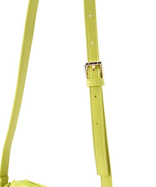 N.（N. Natural Beauty Basic）（エヌエヌナチュラルビューティーベーシック）の「チェーン付ミニショルダーバッグ（トートバッグ・レディース・ホワイト/イエロー・ﾌﾘ-）」の19枚目の写真