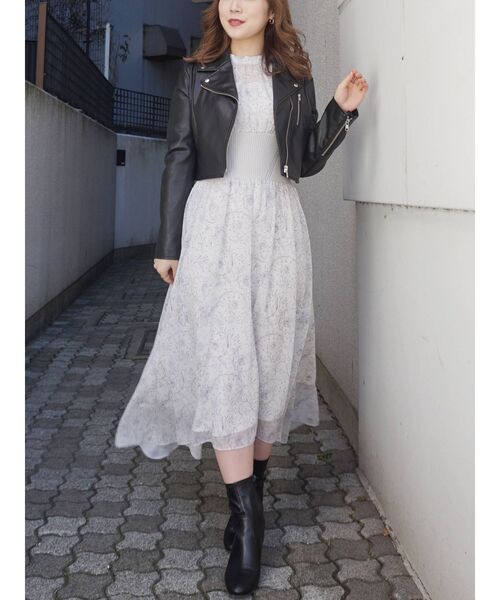 MERCURYDUO(マーキュリーデュオ)の「コンパクトフェイクレザーライダースジャケット(ライダースジャケット・レディース・ブラック・FREE)」の15枚目の写真