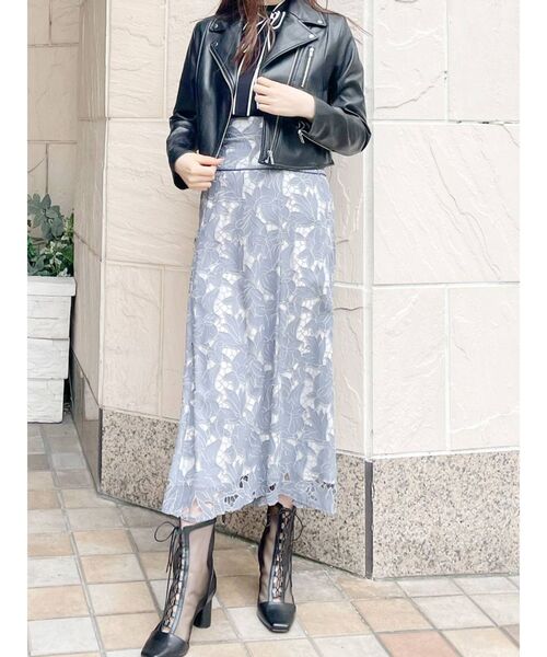 MERCURYDUO(マーキュリーデュオ)の「コンパクトフェイクレザーライダースジャケット(ライダースジャケット・レディース・ブラック・FREE)」の6枚目の写真