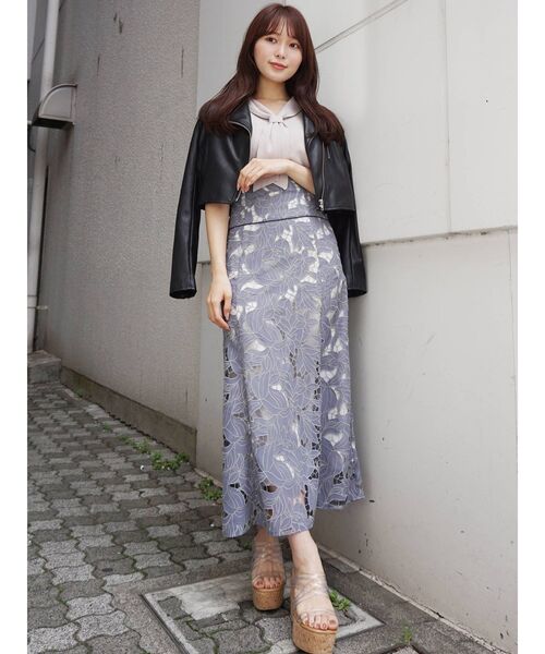 MERCURYDUO(マーキュリーデュオ)の「コンパクトフェイクレザーライダースジャケット(ライダースジャケット・レディース・ブラック・FREE)」の5枚目の写真