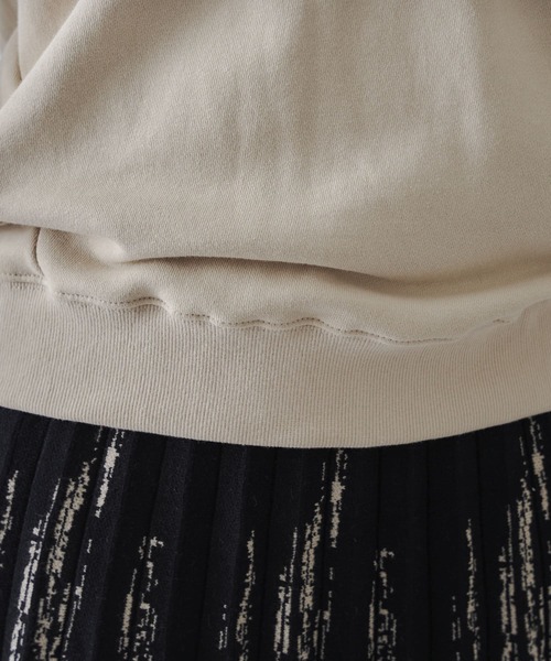 mona Belinda（モナベリンダ）の「襟付きブザムスエット（Tシャツ/カットソー・レディース・チャコールグレー/ブラウン/アイボリー・FREE）」の13枚目の写真