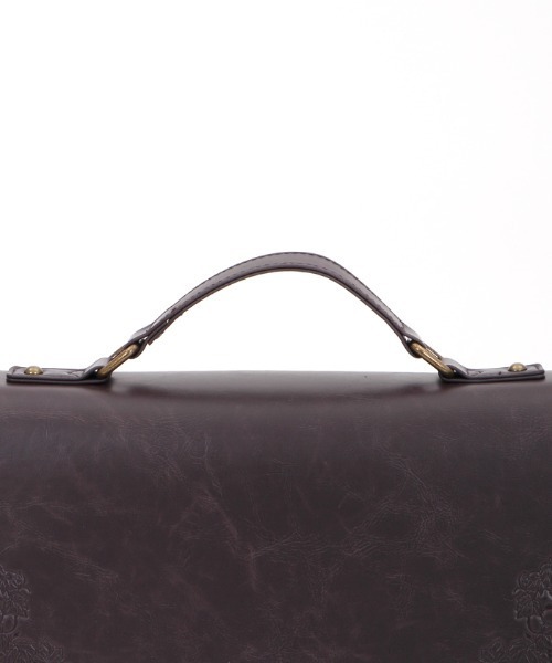 axes femme(アクシーズファム)の「アンティーク調金具使いバッグ(ショルダーバッグ・レディース・ブラック/ブラウン・MEDIUM)」の10枚目の写真