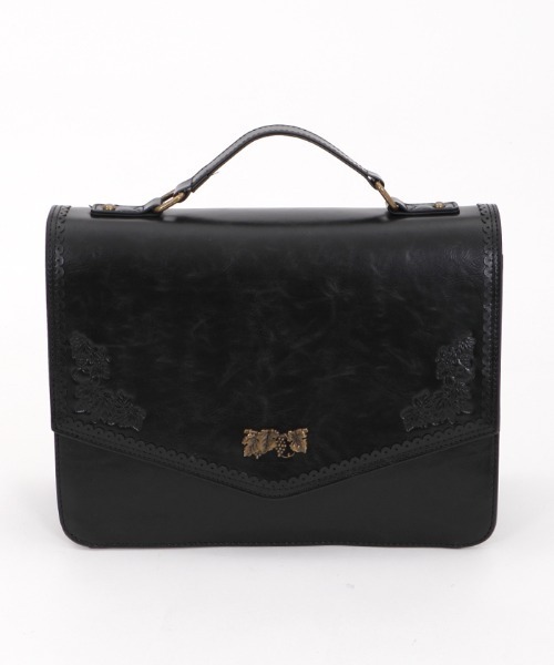 axes femme(アクシーズファム)の「アンティーク調金具使いバッグ(ショルダーバッグ・レディース・ブラック/ブラウン・MEDIUM)」の17枚目の写真