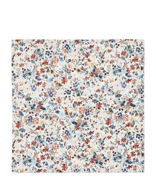 Paul Smith COLLECTION(ポールスミスコレクション)の「フラワープリント ハンカチ / 214661 KHANK(ハンカチ/ハンドタオル・メンズ・ベージュ系その他・FREE)」の2枚目の写真