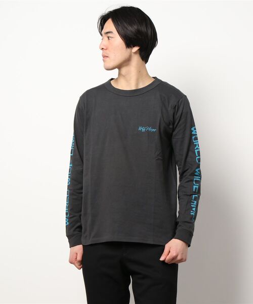 KRIFF MAYER（クリフメイヤー）の「抗菌ロゴロンTEE(テント)（Tシャツ/カットソー・メンズ・チャコール/ブルーグリーン/オフホワイト/ベージュ・LARGE/X-LARGE/SMALL/MEDIUM）」の21枚目の写真