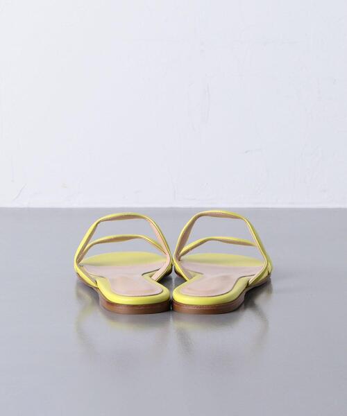 Gianvito Rossi(ジャンヴィトロッシ)の「<Gianvito Rossi(ジャンヴィト ロッシ)>WAVE 2ストラップ フラット サンダル ■■■(サンダル・レディース・イエロー・35/37h/36/37/36h/38)」の6枚目の写真