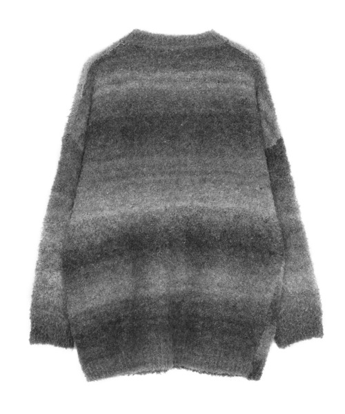 Figments（フィグメンツ）の「グラデーションニット（ニット/セーター・レディース・ブラック/パープル・FREE）」の5枚目の写真