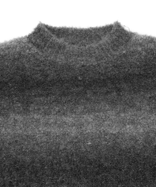 Figments（フィグメンツ）の「グラデーションニット（ニット/セーター・レディース・ブラック/パープル・FREE）」の8枚目の写真