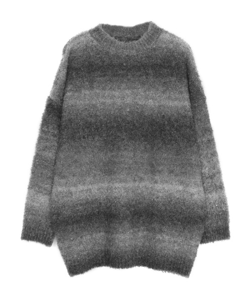 Figments（フィグメンツ）の「グラデーションニット（ニット/セーター・レディース・ブラック/パープル・FREE）」の12枚目の写真