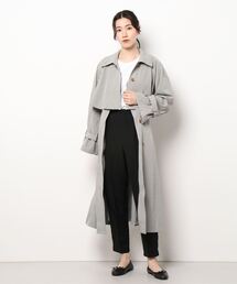 natural couture | 【WEB限定サイズ有り・2ピースセットアイテム】マルチWAYステンカラーコート(ステンカラーコート)