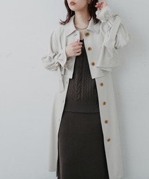 natural couture | 【WEB限定サイズ有り・2ピースセットアイテム】マルチWAYステンカラーコート(ステンカラーコート)