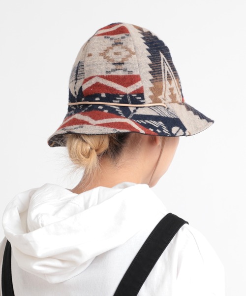 RNA（アールエヌエー）の「E4816 ＵＲＢＡＮ　ＮＡＴＩＶＥＲ　ＨＡＴ（ハット・レディース・ベージュ/ブラック・FREE）」の8枚目の写真