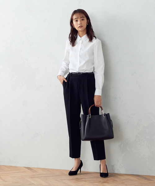 COMME CA ISM（コムサイズム）の「ベーシックシャツ（シャツ/ブラウス・レディース・ホワイト・SMALL/MEDIUM/LARGE/X-LARGE）」の4枚目の写真