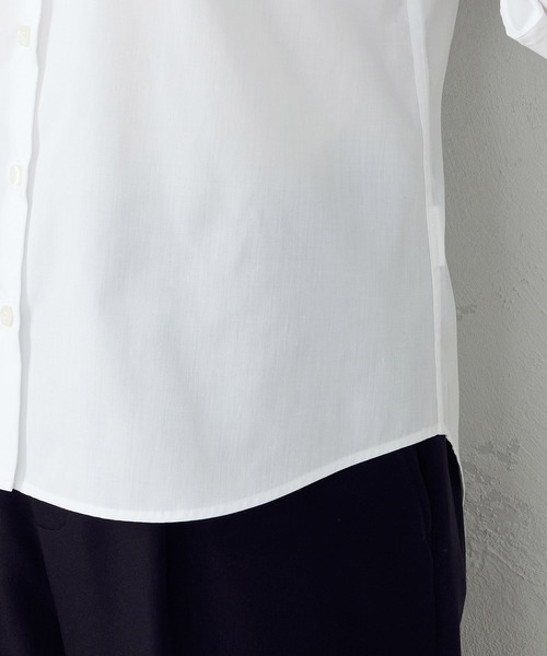 COMME CA ISM（コムサイズム）の「ベーシックシャツ（シャツ/ブラウス・レディース・ホワイト・SMALL/MEDIUM/LARGE/X-LARGE）」の8枚目の写真