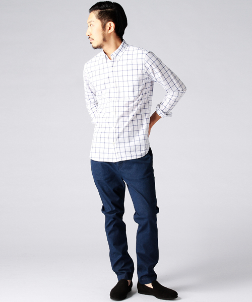 BEAMS(ビームス)の「【Begin5月号掲載】BEAMS / ストレッチテーパーデニム(デニムパンツ・メンズ・サックスブルー/ワンウォッシュ・SMALL/MEDIUM/LARGE/X-LARGE)」の10枚目の写真