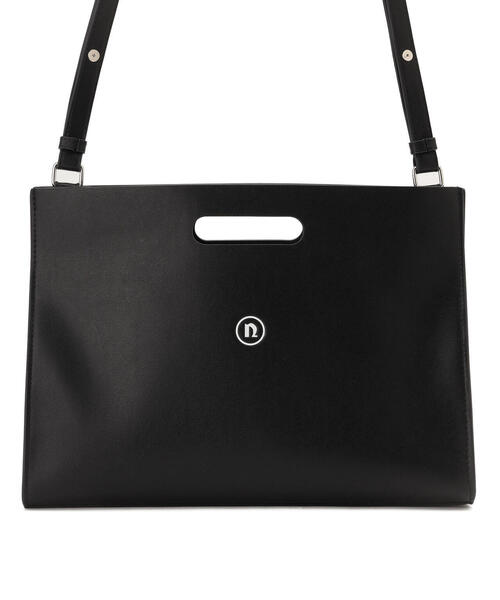 NaNa-NaNa(ナナナナ)の「nana-nana/ナナナナ/A4 (RECYCLED LEATHER)(ショルダーバッグ・レディース・ブラック/キャメル・FREE)」の4枚目の写真