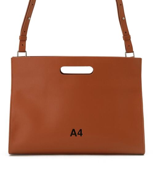 NaNa-NaNa(ナナナナ)の「nana-nana/ナナナナ/A4 (RECYCLED LEATHER)(ショルダーバッグ・レディース・ブラック/キャメル・FREE)」の16枚目の写真