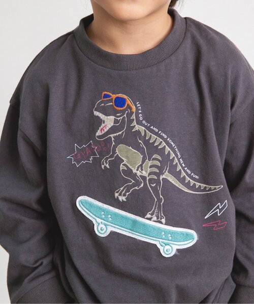 BREEZE（ブリーズ）の「/4色4柄モチーフTシャツ（Tシャツ/カットソー・キッズ・チャコール/ベージュ/アイボリー/イエロー・120/110/90/130/140/80/100）」の22枚目の写真