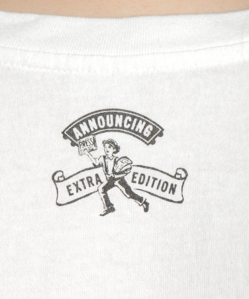 niko and...（ニコアンド）の「GOOD MORNINGロゴロンT（Tシャツ/カットソー・レディース・チャコール/ブルー/ホワイト/クリーム・LARGE/MEDIUM）」の16枚目の写真