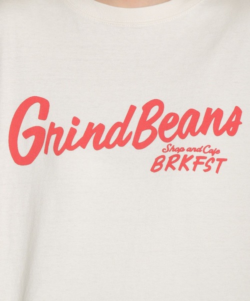 niko and...（ニコアンド）の「GOOD MORNINGロゴロンT（Tシャツ/カットソー・レディース・チャコール/ブルー/ホワイト/クリーム・LARGE/MEDIUM）」の19枚目の写真