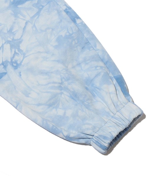 atmos pink（アトモスピンク）の「atmos pink ロゴ刺繍タイダイスウェットパンツ（スウェットパンツ・レディース・ブラウン/グレー/ブルー・FREE）」の6枚目の写真