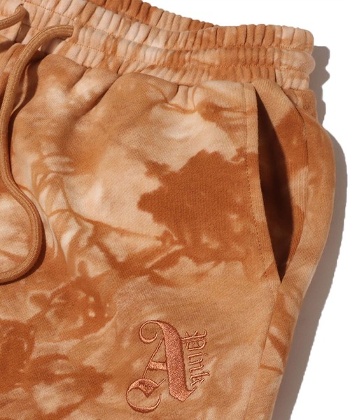 atmos pink（アトモスピンク）の「atmos pink ロゴ刺繍タイダイスウェットパンツ（スウェットパンツ・レディース・ブラウン/グレー/ブルー・FREE）」の8枚目の写真