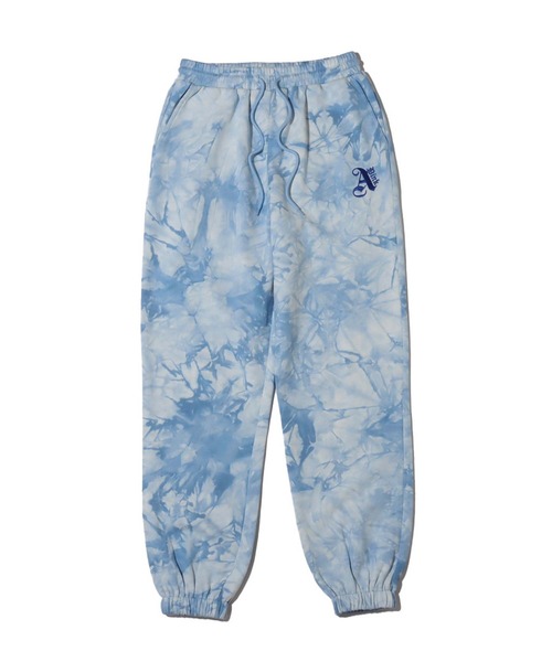 atmos pink（アトモスピンク）の「atmos pink ロゴ刺繍タイダイスウェットパンツ（スウェットパンツ・レディース・ブラウン/グレー/ブルー・FREE）」の13枚目の写真