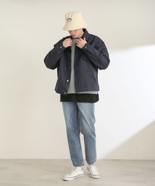 SENSE OF PLACE by URBAN RESEARCH(センスオブプレイスバイアーバンリサーチ)の「ヴィンテージデニムストレートパンツ(デニムパンツ・メンズ・ライトインディゴブルー/インディゴブルー・LARGE/MEDIUM)」の12枚目の写真