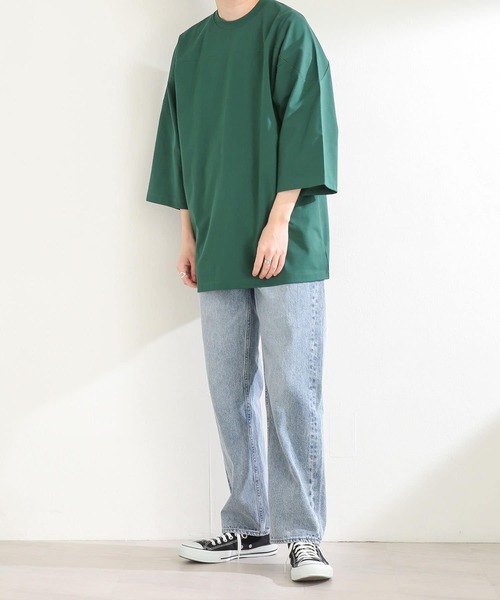 SENSE OF PLACE by URBAN RESEARCH(センスオブプレイスバイアーバンリサーチ)の「ヴィンテージデニムストレートパンツ(デニムパンツ・メンズ・ライトインディゴブルー/インディゴブルー・LARGE/MEDIUM)」の14枚目の写真