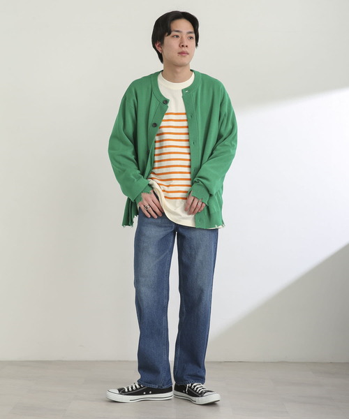 SENSE OF PLACE by URBAN RESEARCH(センスオブプレイスバイアーバンリサーチ)の「ヴィンテージデニムストレートパンツ(デニムパンツ・メンズ・ライトインディゴブルー/インディゴブルー・LARGE/MEDIUM)」の15枚目の写真