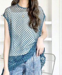 classicalelf | ひと癖、ストリート道！オーバーメッシュトップス(Tシャツ/カットソー)