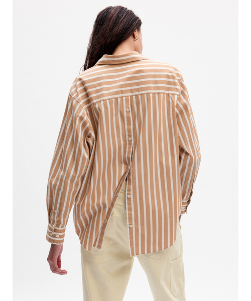 オーガニックコットン ビッグシャツ（シャツ/ブラウス）｜GAP（ギャップ）