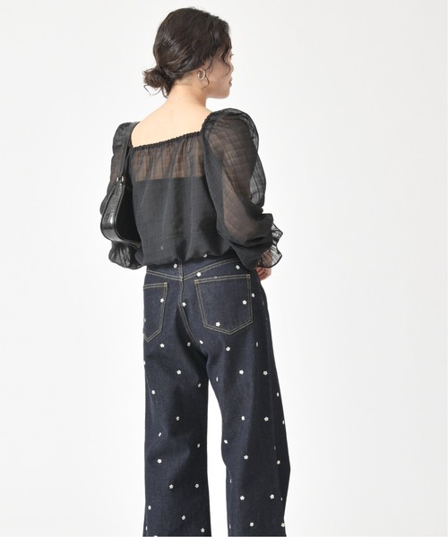 U by SPICK&SPAN（ユーバイスピックアンドスパン）の「カシュクールブラウス◆（シャツ/ブラウス・レディース・ホワイト/ブラック・FREE）」の10枚目の写真