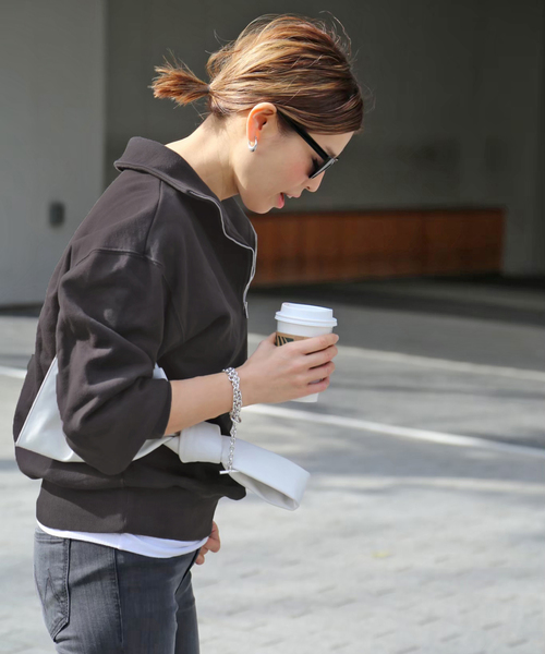 セール】【CELERI/セルリ】ハーフジップ スウェット（スウェット