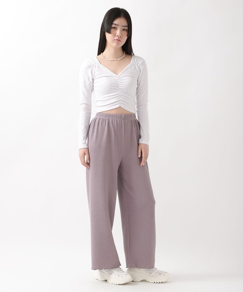 ALAND(エーランド)の「DEARSTALKER/MOST PANTS 2275630(その他パンツ・レディース・パープル/ブラック/ベージュ・FREE)」の13枚目の写真