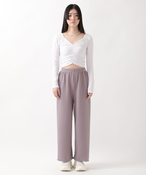 ALAND(エーランド)の「DEARSTALKER/MOST PANTS 2275630(その他パンツ・レディース・パープル/ブラック/ベージュ・FREE)」の14枚目の写真
