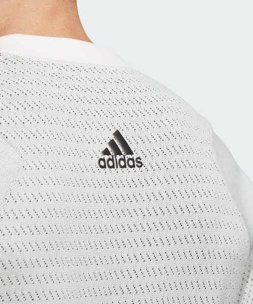 adidas（アディダス）の「プライムニット 半袖モックネック