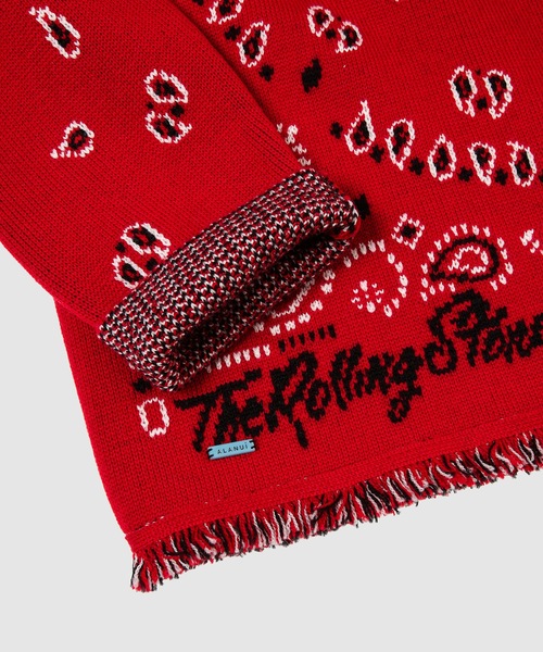 ALANUI(アラヌイ)の「ITS ONLY ROCKNROLL ICON CARDIGAN(カーディガン/ボレロ・メンズ・レッド・L)」の3枚目の写真