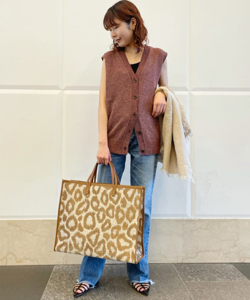 journal standard L'essage(ジャーナルスタンダードレサージュ)の「PINORI FILATI 5Gベスト◆(ベスト・レディース・パープル系その他/イエロー系その他・FREE)」の21枚目の写真