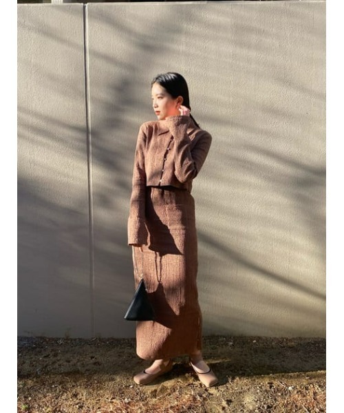 M_(エムアンダーバー)の「【M_】SHIRRING TIGHT スカート(スカート・レディース・ブラック/ブラウン/ライトイエロー・1/2)」の18枚目の写真