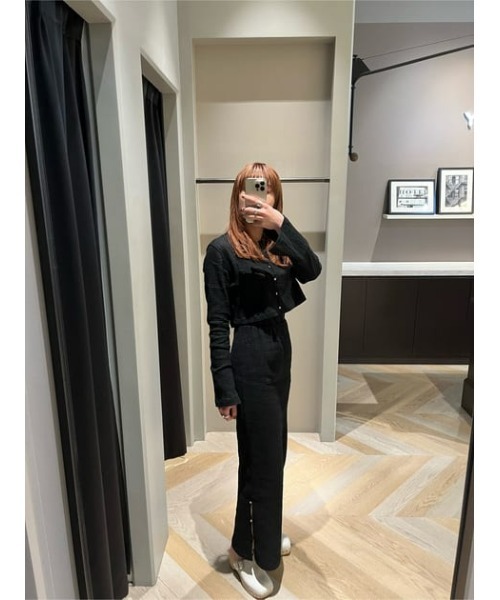 M_(エムアンダーバー)の「【M_】SHIRRING TIGHT スカート(スカート・レディース・ブラック/ブラウン/ライトイエロー・1/2)」の10枚目の写真