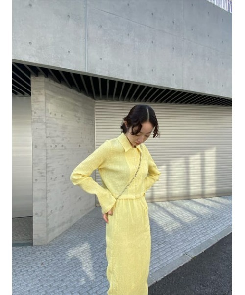 M_(エムアンダーバー)の「【M_】SHIRRING TIGHT スカート(スカート・レディース・ブラック/ブラウン/ライトイエロー・1/2)」の15枚目の写真