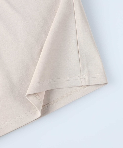 HONEYSUCKLE ROSE（ハニーサックルローズ）の「【HONEYSUCKLE ROSE】スムースレギュラーＴシャツ（Tシャツ/カットソー・レディース・カーキブラウン/ベージュ/ホワイト/ブラック/ブラウン/オレンジ・L/M/S）」の22枚目の写真