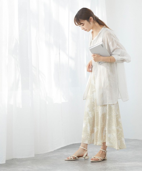 menue（メヌエ）の「ポインテッドトゥストラップサンダル（サンダル・レディース・アイボリー/ブラック/ダークブラウン・S/M/L/LL）」の21枚目の写真