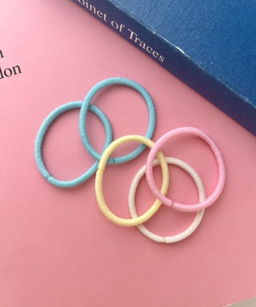 Me%（ミィパーセント）の「★5本セット★ミニSETゴム（ヘアゴム・レディース・ダークブラウン/ホワイト/ブラック系その他/その他・FREE）」の7枚目の写真