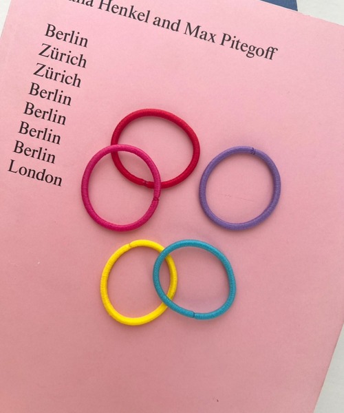 Me%（ミィパーセント）の「★5本セット★ミニSETゴム（ヘアゴム・レディース・ダークブラウン/ホワイト/ブラック系その他/その他・FREE）」の8枚目の写真