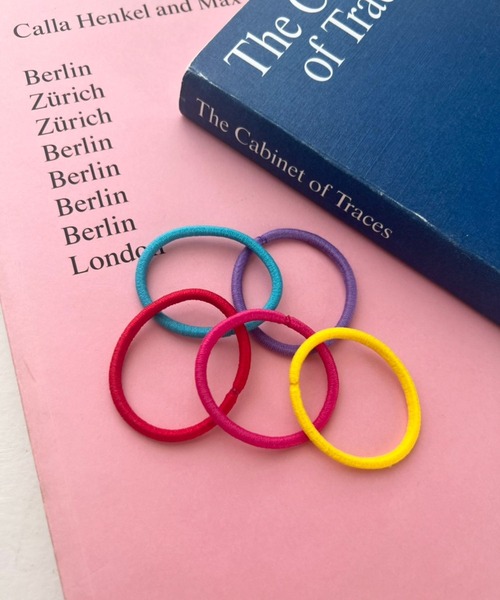 Me%（ミィパーセント）の「★5本セット★ミニSETゴム（ヘアゴム・レディース・ダークブラウン/ホワイト/ブラック系その他/その他・FREE）」の9枚目の写真