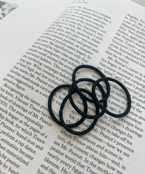 Me%（ミィパーセント）の「★5本セット★ミニSETゴム（ヘアゴム・レディース・ダークブラウン/ホワイト/ブラック系その他/その他・FREE）」の10枚目の写真